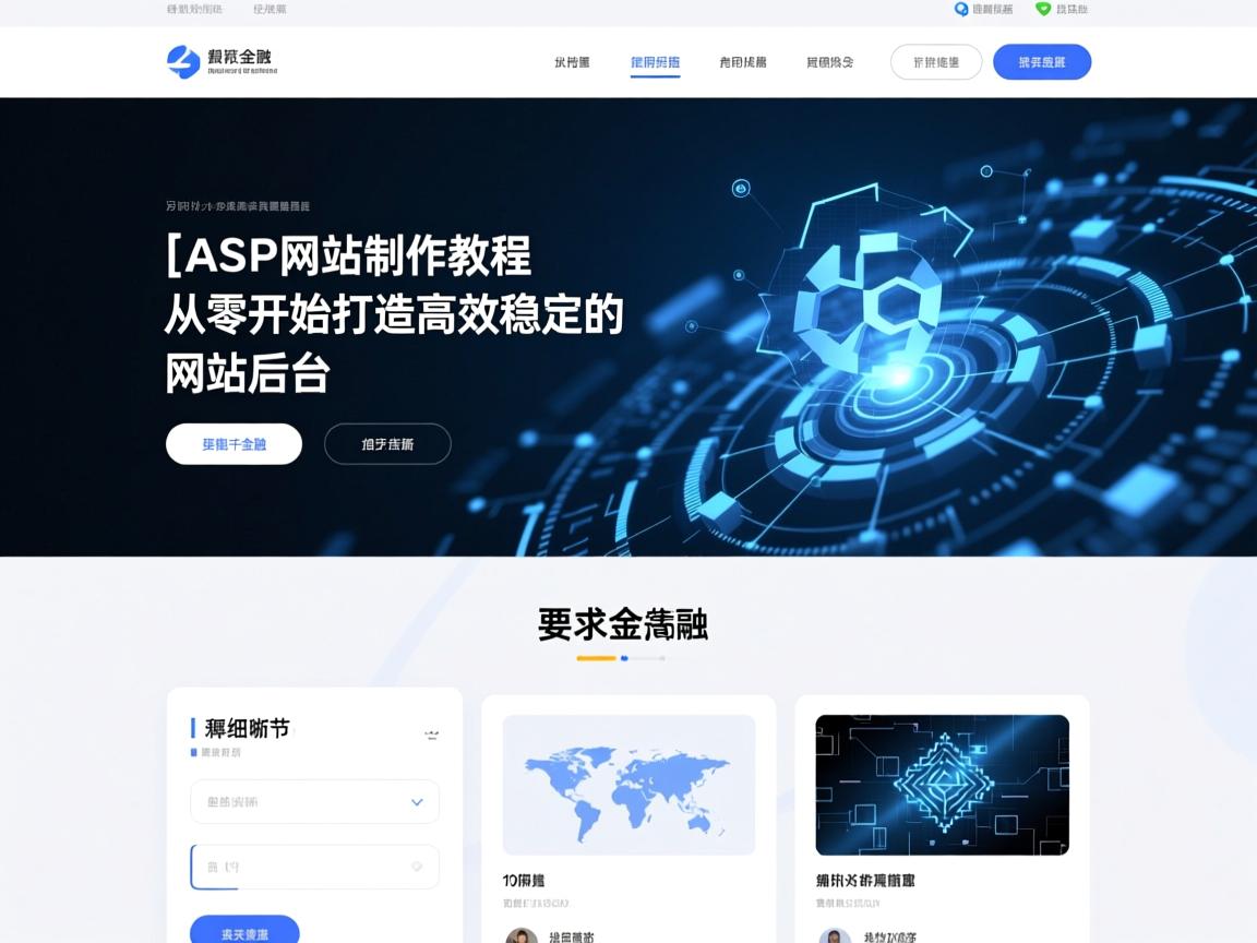 }ASP网站制作教程，从零开始打造高效稳定的网站后台
