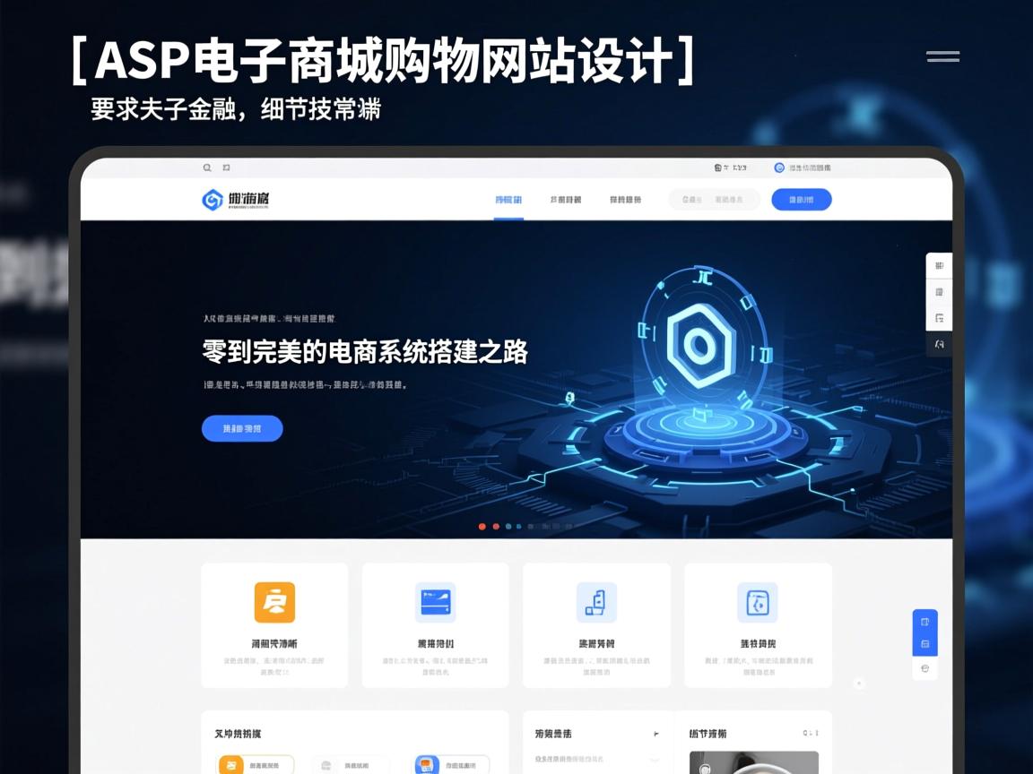 }ASP电子商城购物网站设计，从零到完美的电商系统搭建之路