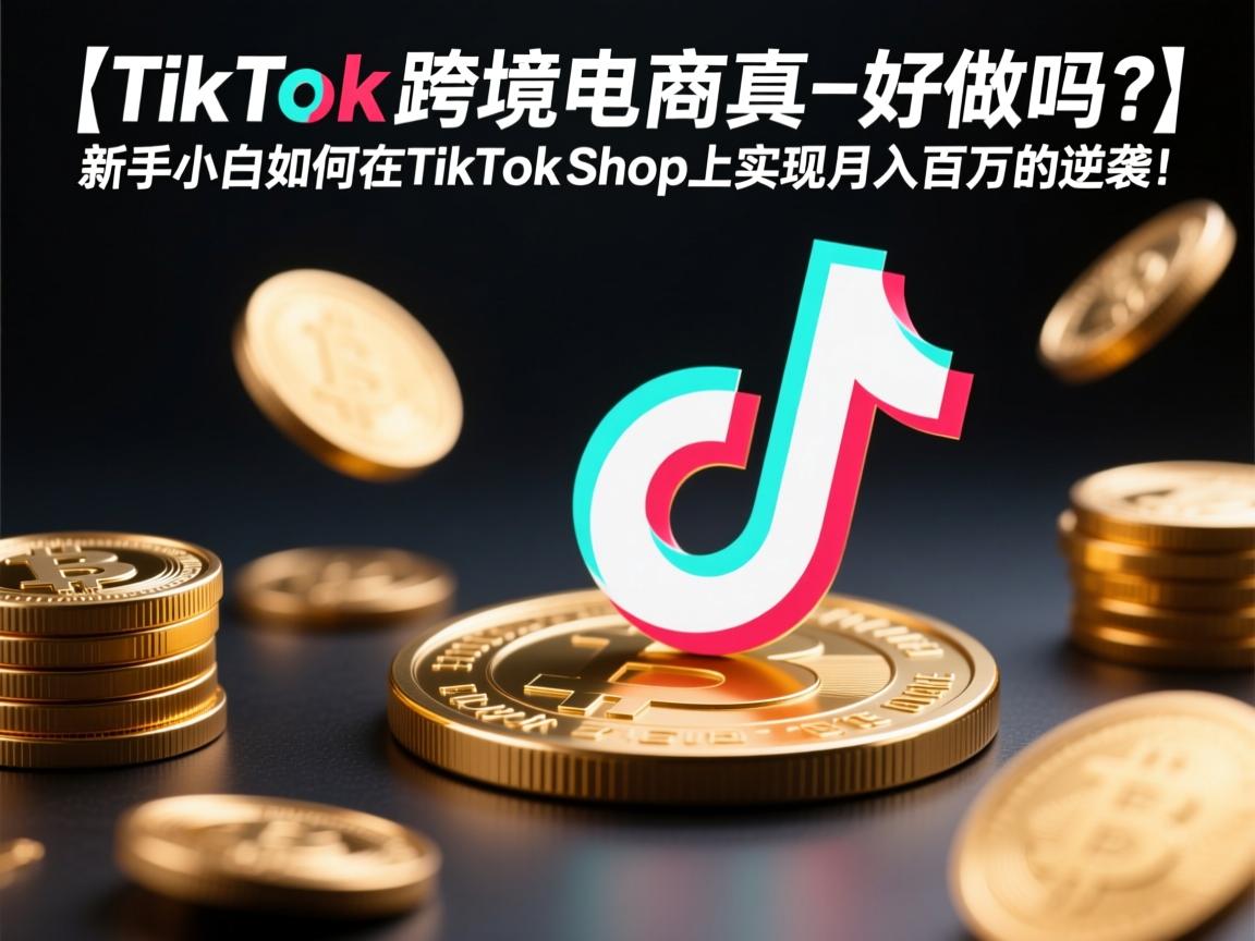 }TikTok跨境电商真的好做吗？新手小白如何在TikTok Shop上实现月入百万的逆袭！
