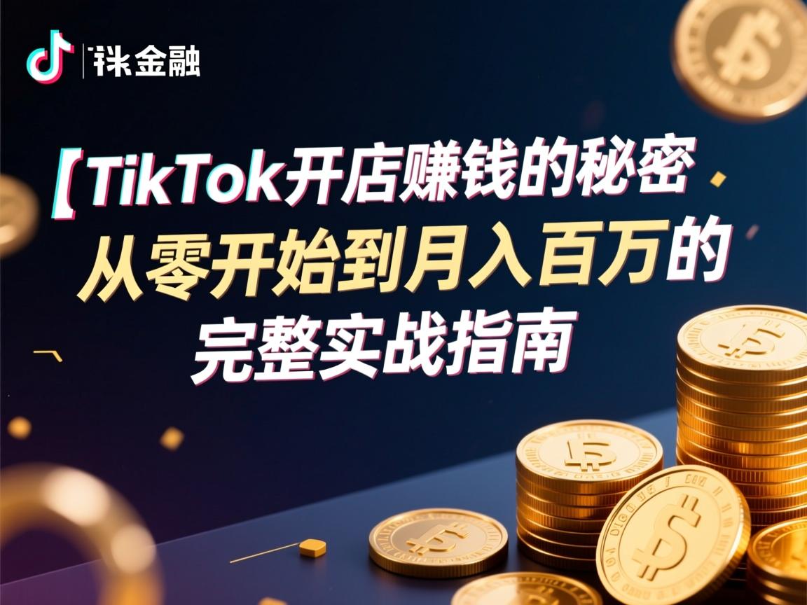 }TikTok开店赚钱的秘密,从零开始到月入百万的完整实战指南