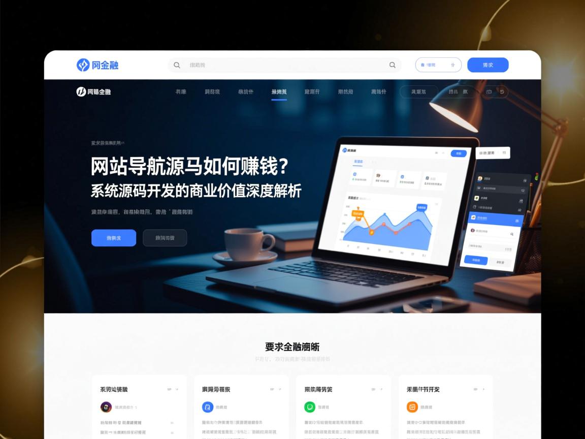 }网站导航源码如何赚钱？系统源码开发的商业价值深度解析