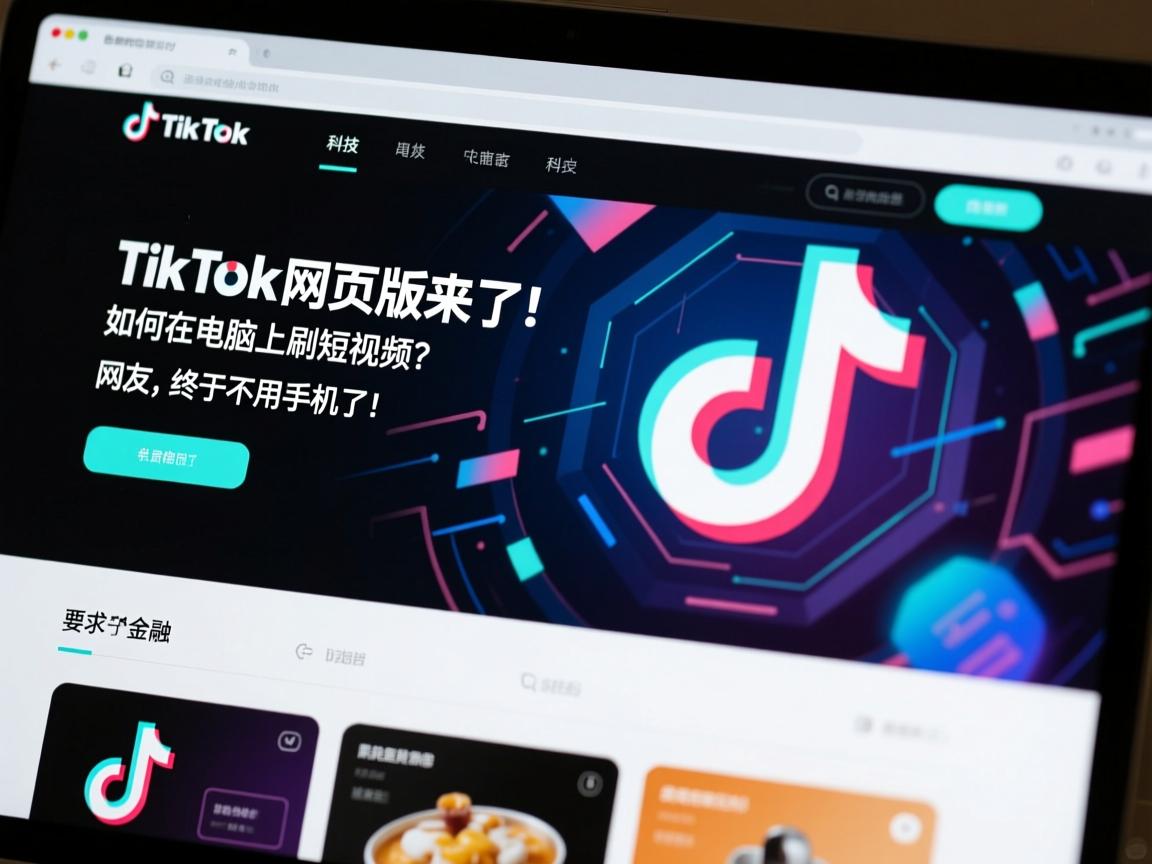 }TikTok网页版来了！如何在电脑上刷短视频？网友，终于不用手机了！