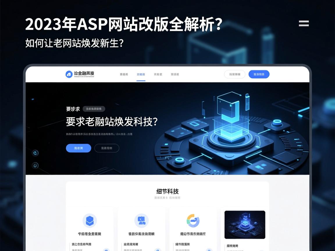 2023年ASP网站改版全解析,如何让老网站焕发新生?