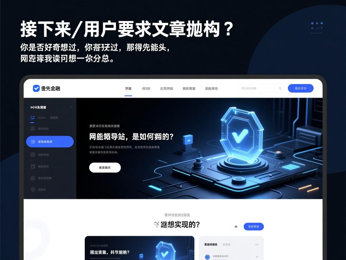 接下来，用户要求文章结构是总分总，开头要有噱头，吸引读者。我得先想一个引人入胜的开头，可能抛出一个疑问，比如你是否好奇过，那些设计精美的网站导航是如何实现的？这样能引起读者的兴趣，让他们想继续阅读