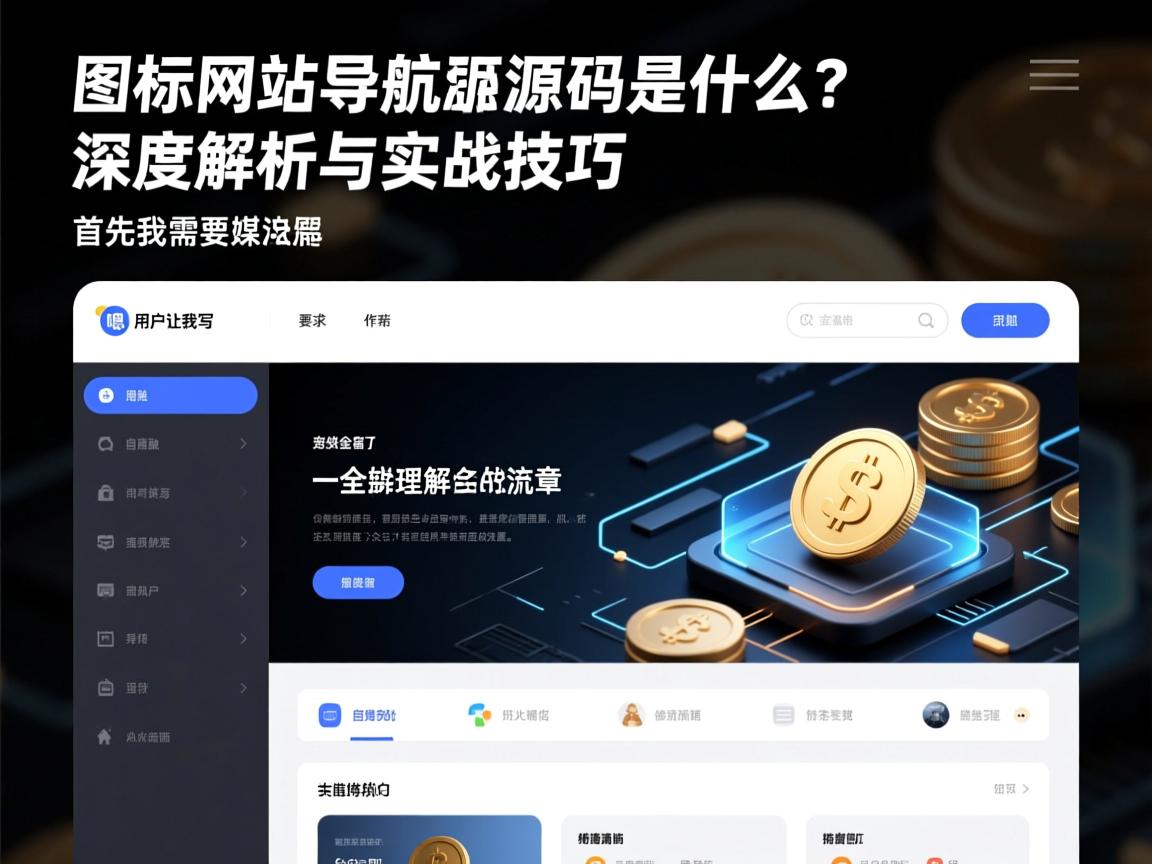 嗯，用户让我写一个关于图标网站导航源码的文章，标题是图标网站导航源码是什么？深度解析与实战技巧。首先，我需要理解用户的需求。用户可能是一个自媒体作者，想要写一篇符合SEO规则的文章，吸引更多的流量