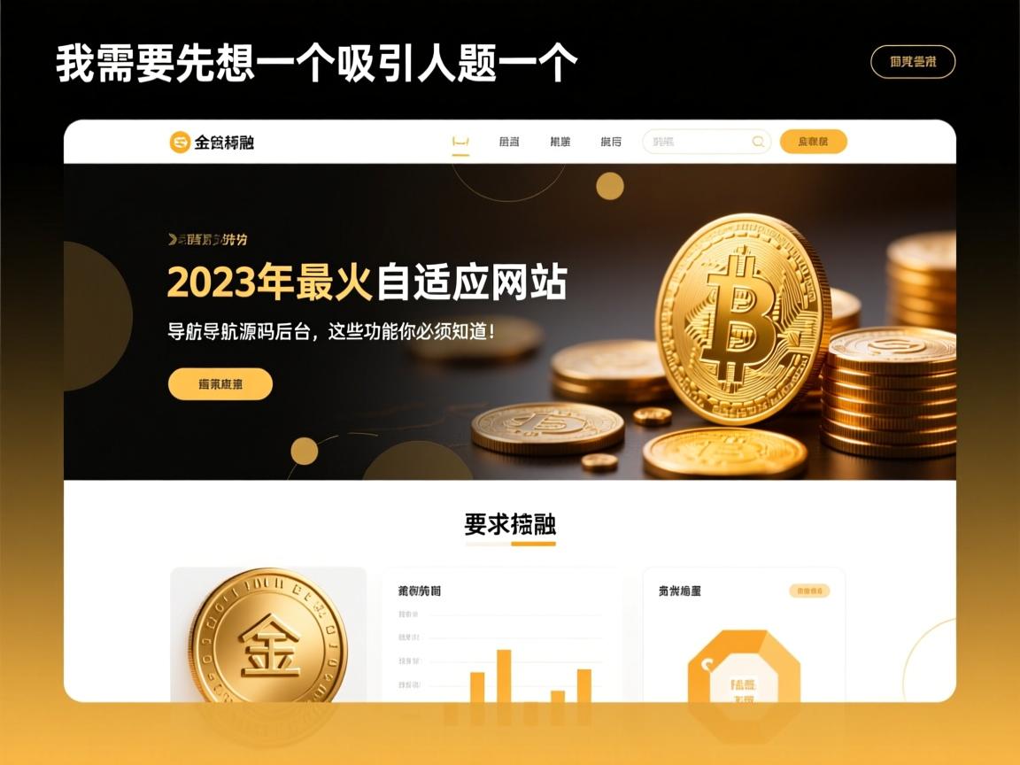 我需要先想一个吸引人的标题，可能结合当前的SEO趋势，比如2023年最火的自适应网站导航源码后台，这些功能你必须知道！这样既包含了关键词，又吸引点击