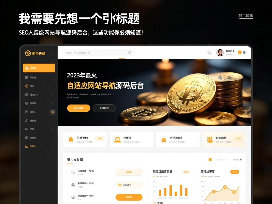 我需要先想一个吸引人的标题,可能结合当前的SEO趋势,比如2023年最火的自适应网站导航源码后台,这些功能你必须知道!这样既包含了关键词,又吸引点击
