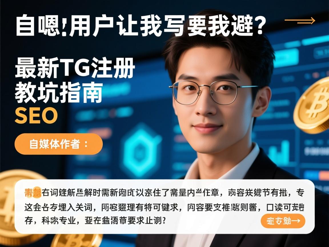 详细阅读:嗯,用户让我写一个关于最新TG注册教程避坑指南的文章。首先,我需要理解用户的需求。用户是一个自媒体作者,所以文章需要符合SEO规则,埋入关键词,同时内容要有理有据,可读性强,口语化但专业 嗯,用户让我写一个关于最新TG注册教程避坑指南的文章。首先,我需要理解用户的需求。用户是一个自媒体作者,所以文章需要符合SEO规则,埋入关键词,同时内容要有理有据,可读性强,口语化但专业