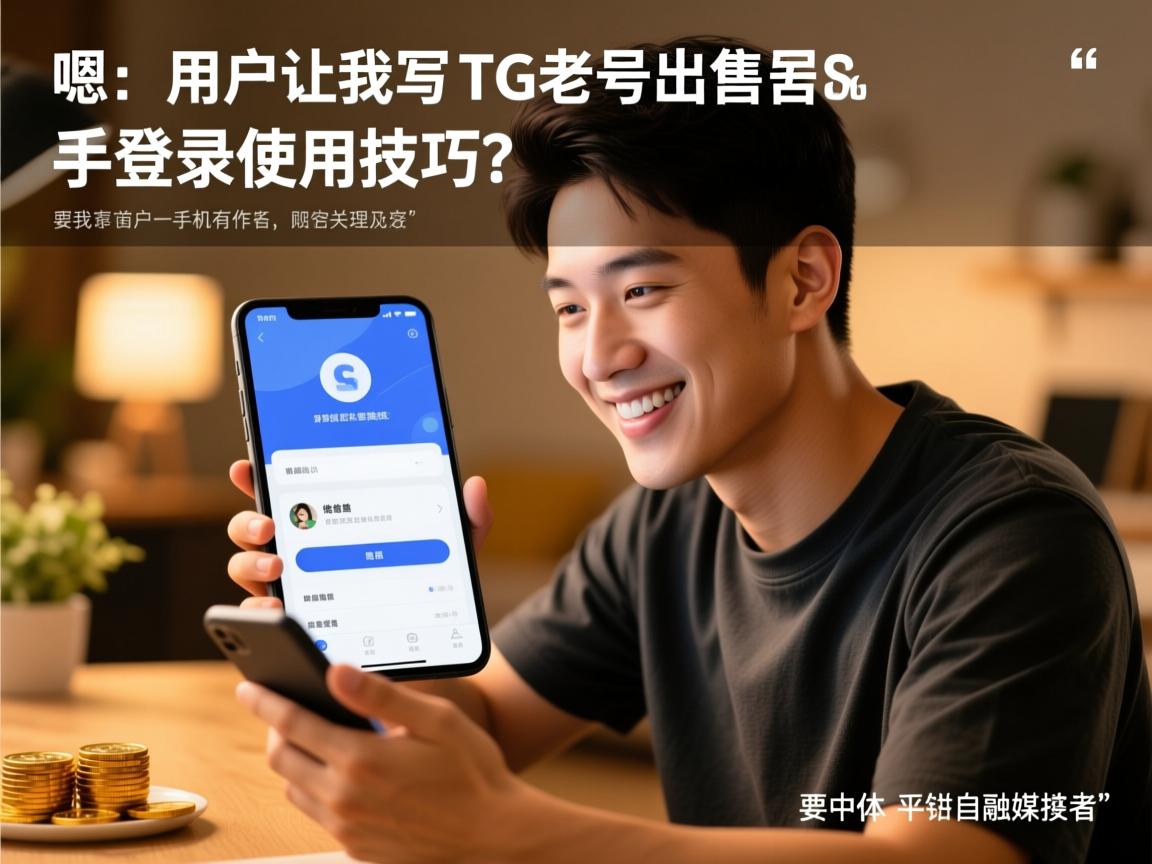详细阅读:嗯,用户让我写一个关于TG老号出售和手机登录使用技巧的文章。首先,我需要理解用户的需求。用户是一个自媒体作者,所以文章需要符合SEO规则,埋入关键词,同时内容要有理有据,可读性强,口语化但专业 嗯,用户让我写一个关于TG老号出售和手机登录使用技巧的文章。首先,我需要理解用户的需求。用户是一个自媒体作者,所以文章需要符合SEO规则,埋入关键词,同时内容要有理有据,可读性强,口语化但专业