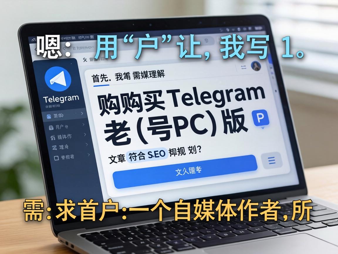 嗯，用户让我写一个关于购买Telegram老号PC版的文章。首先，我需要理解用户的需求。用户是一个自媒体作者，所以文章需要符合SEO规则，埋入关键词，同时内容要有理有据，可读性强，口语化但专业