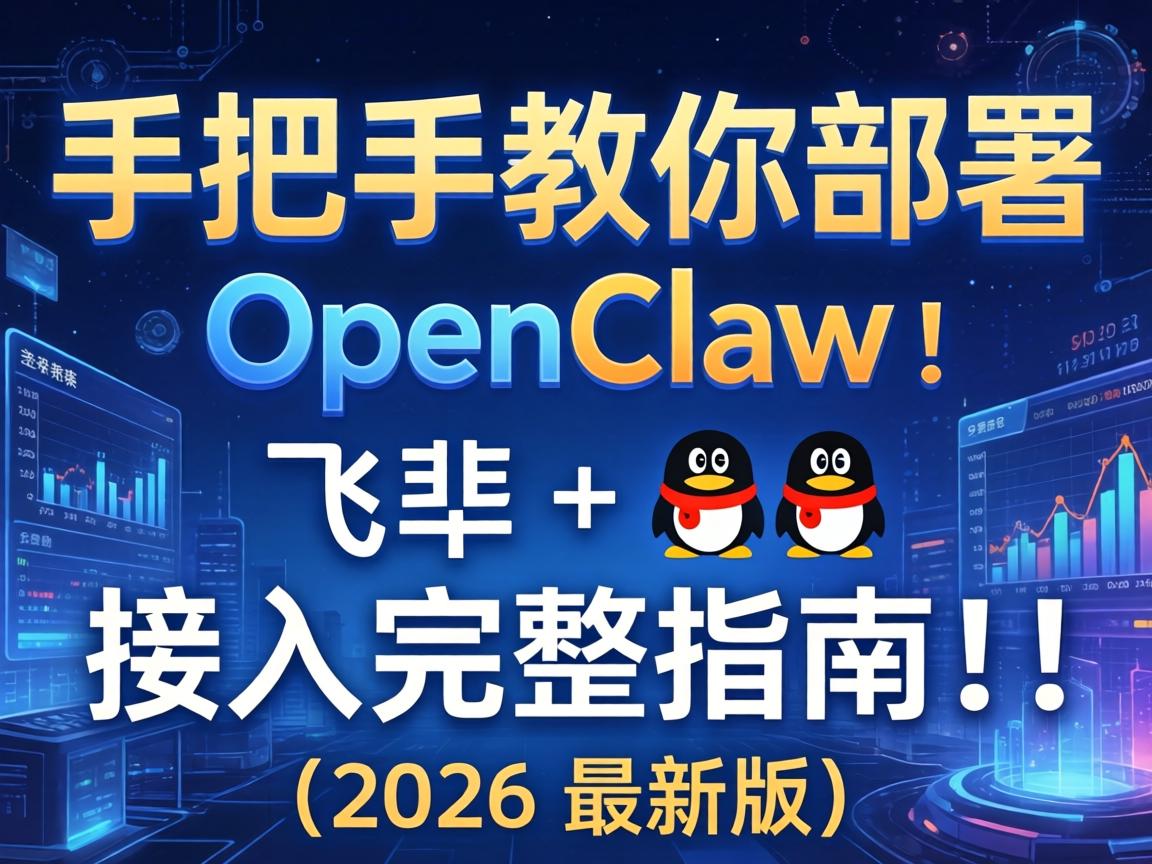 手把手教你部署 OpenClaw：飞书 + QQ 接入完整指南！！（2026 最新版）