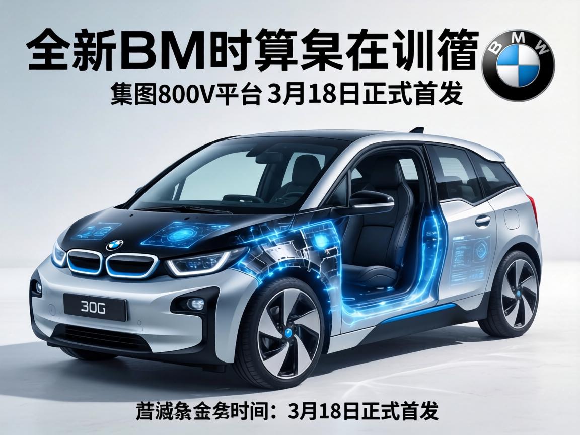 全新宝马i3官图泄露！800V平台，3月18日正式首发