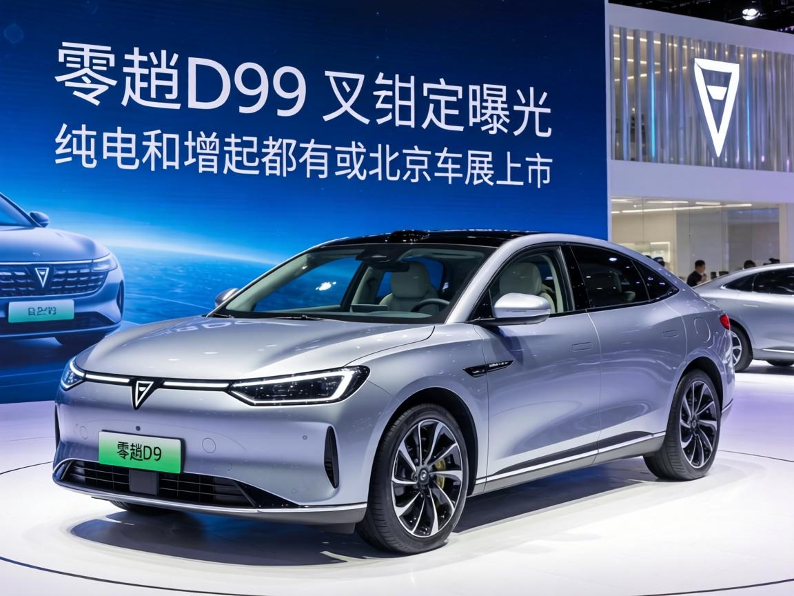 零跑D99曝光 纯电和增程都有 或北京车展上市