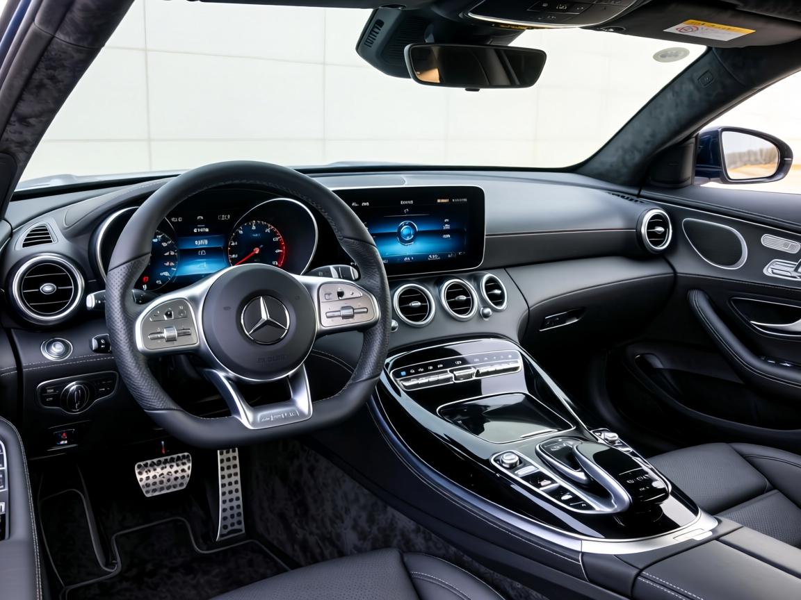 全新奔驰纯电AMG GT内饰官图发布