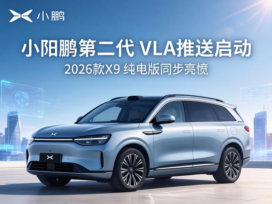 小鹏第二代VLA推送启动，2026款X9纯电版同步亮相