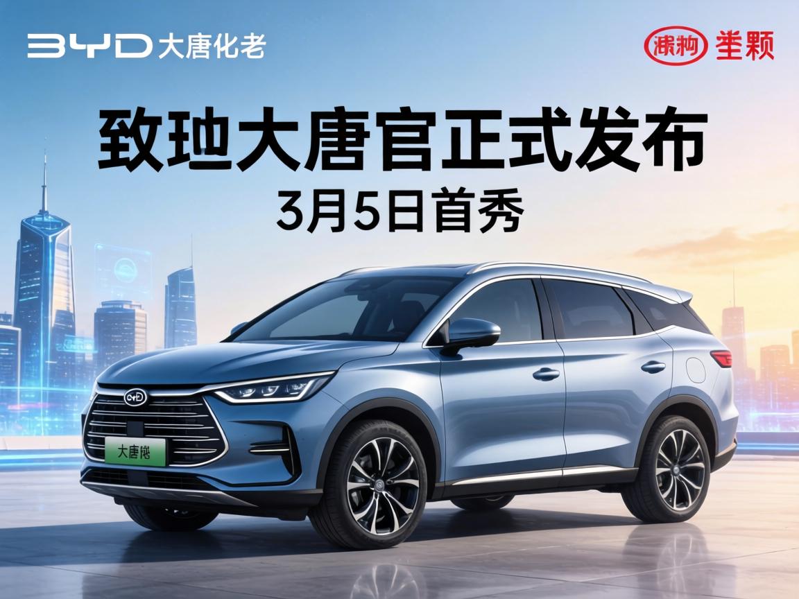 比亚迪大唐官图正式发布，3月5日首秀