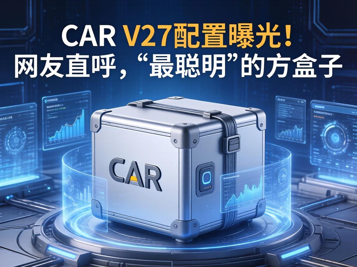 iCAR V27配置曝光！网友直呼：“最聪明”的方盒子