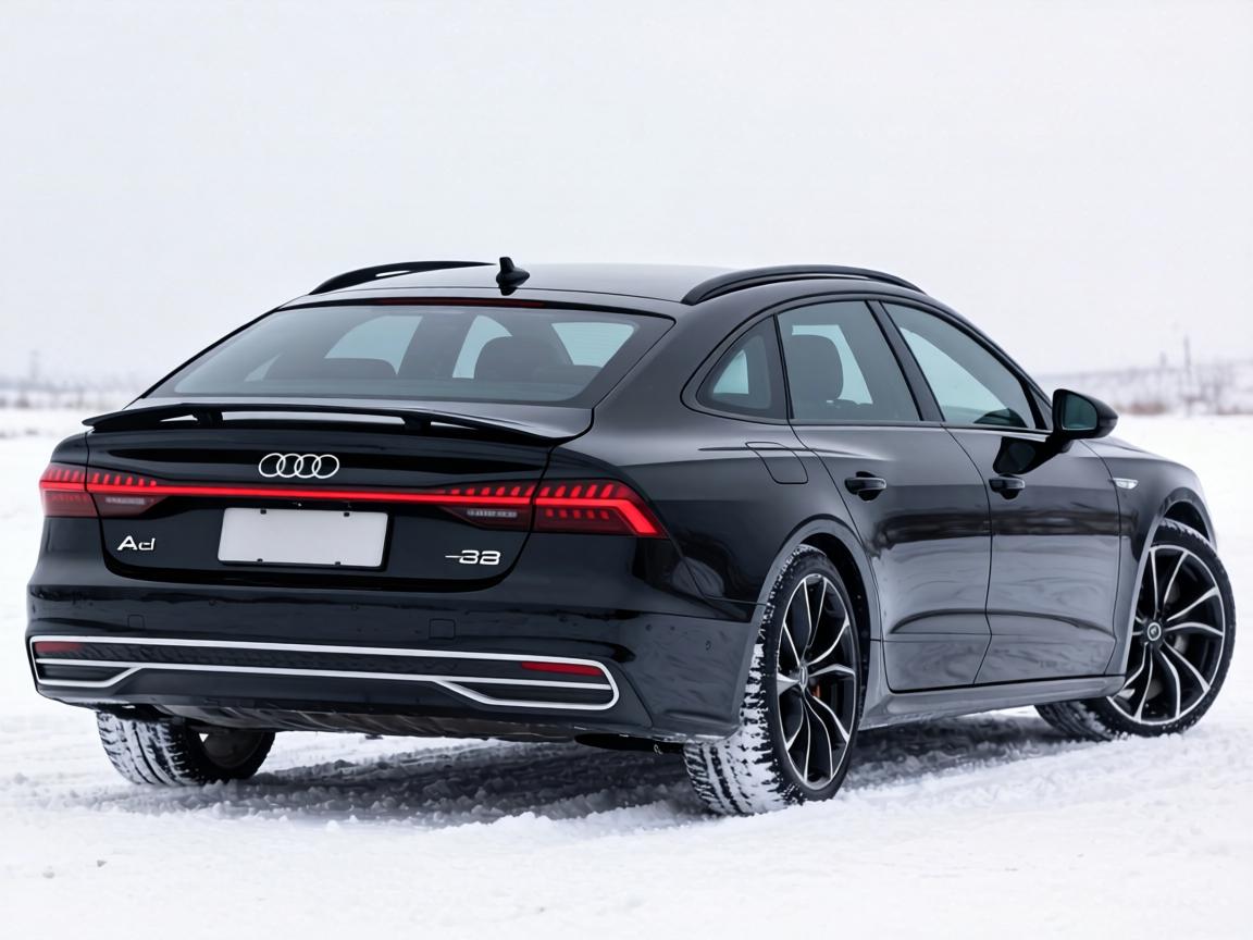 上汽奥迪A7L旅行车无伪装谍照曝光 黑色后包围硕大