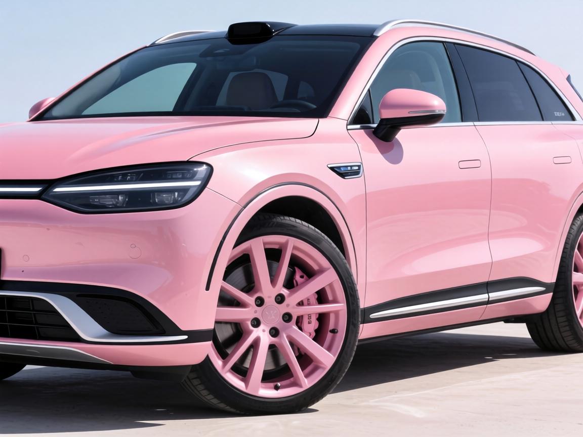 享界S9T全新粉色车漆曝光!搭同色轮毂/有望春季正式推出