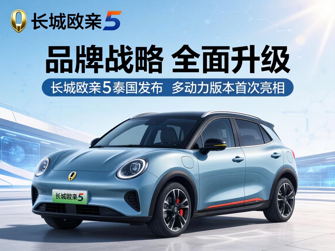 品牌战略全面升级 长城欧拉5泰国发布：多动力版本首次亮相