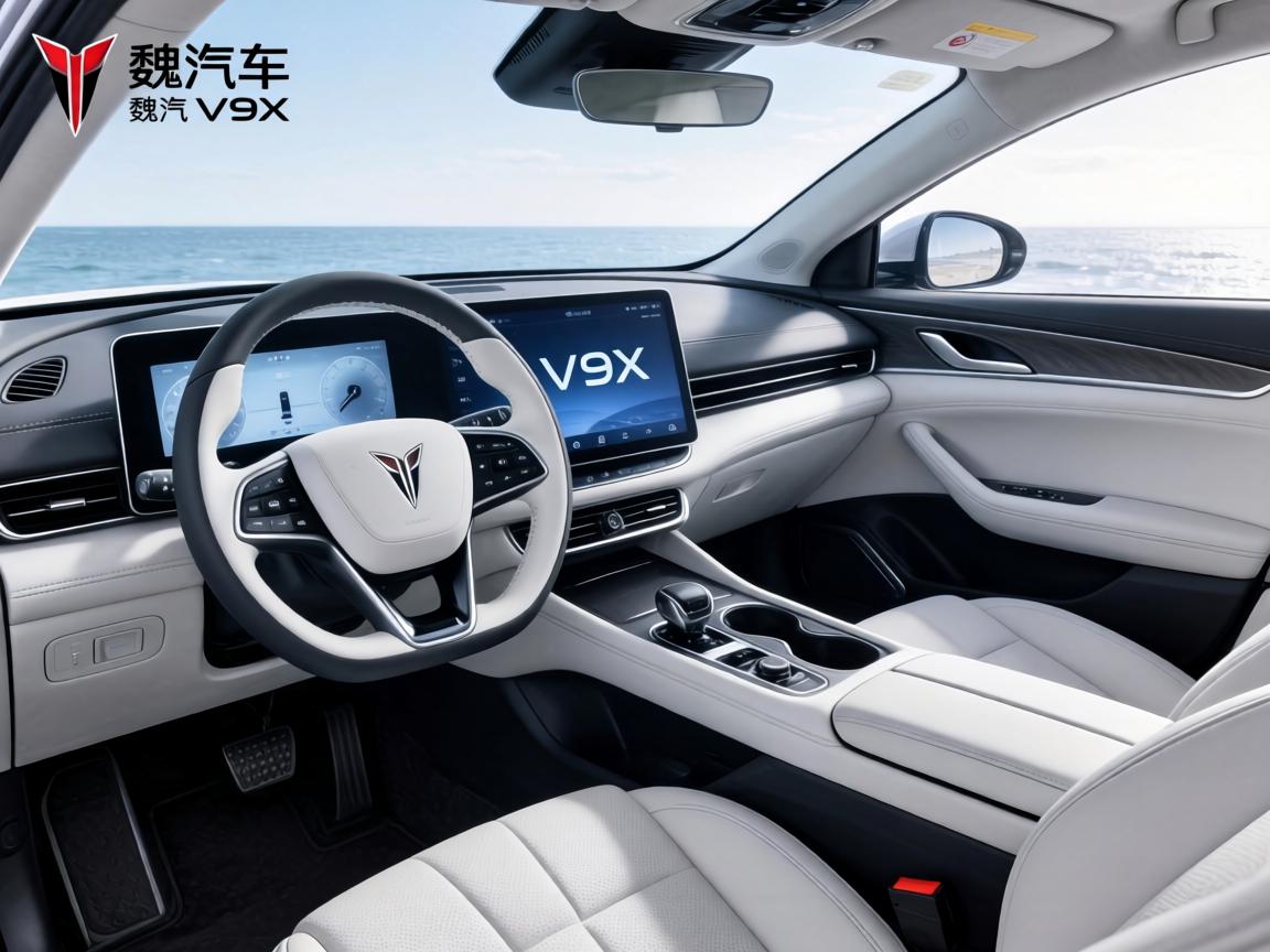 【E汽车】魏牌V9X发布内饰官图