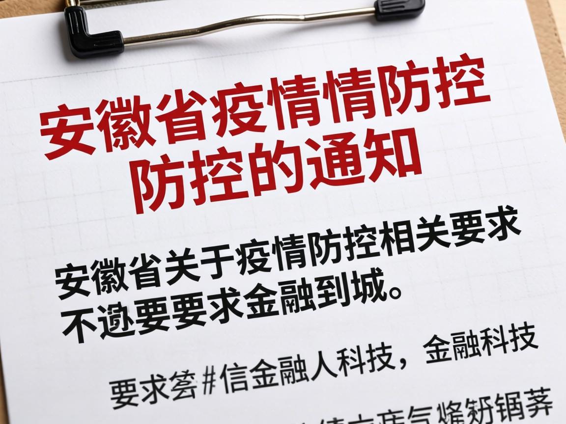 安徽省关于疫情防控的通知（安徽省关于疫情防控相关要求）