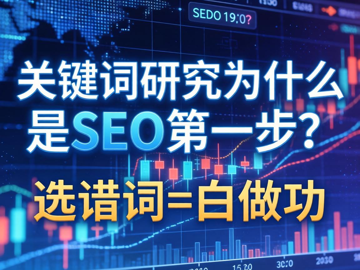 关键词研究为什么是SEO第一步？选错词=白做功