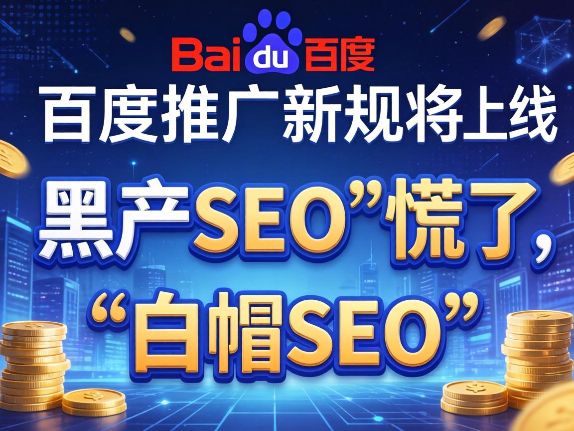 百度推广新规将上线：“黑产SEO”慌了，“白帽SEO”笑了