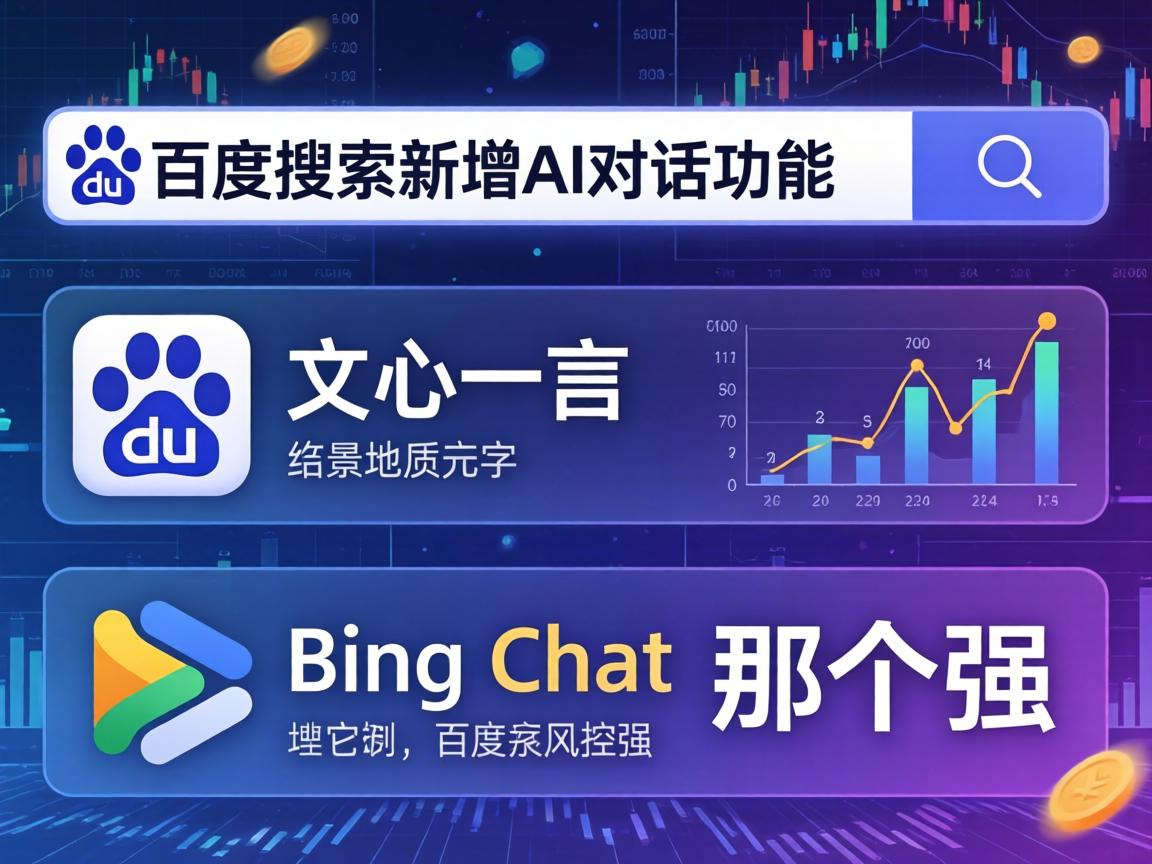 百度搜索新增AI对话功能，文心一言与Bing Chat那个强？
