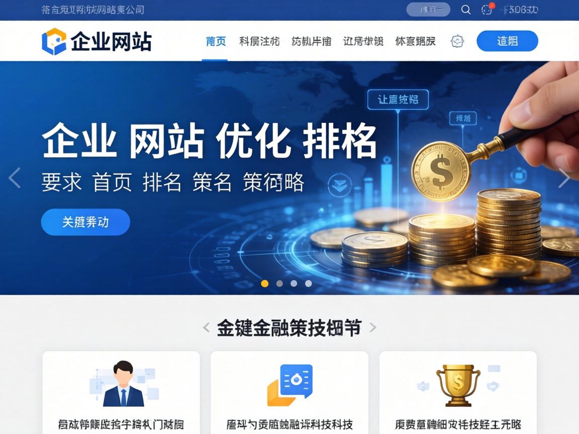 企业网站优化首页排名策略