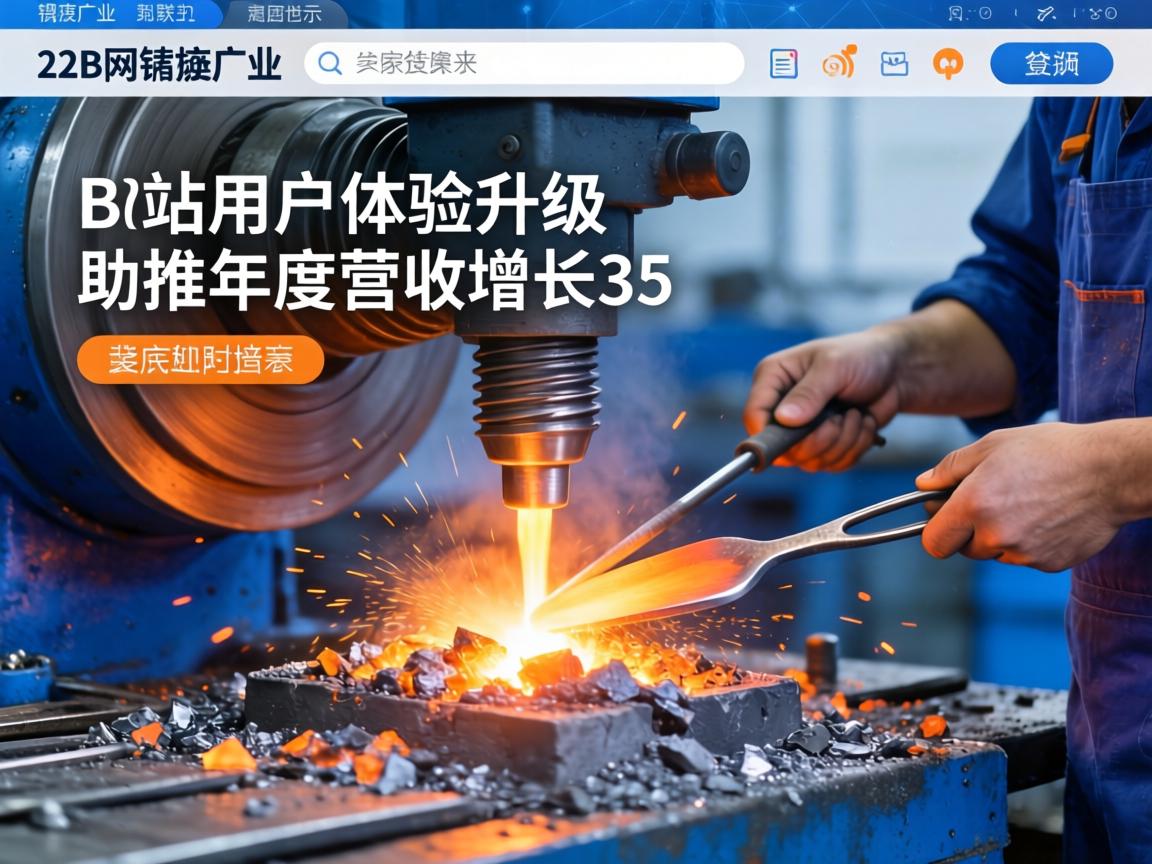 铸造锻压行业B2B网站用户体验升级助推年度营收增长35%