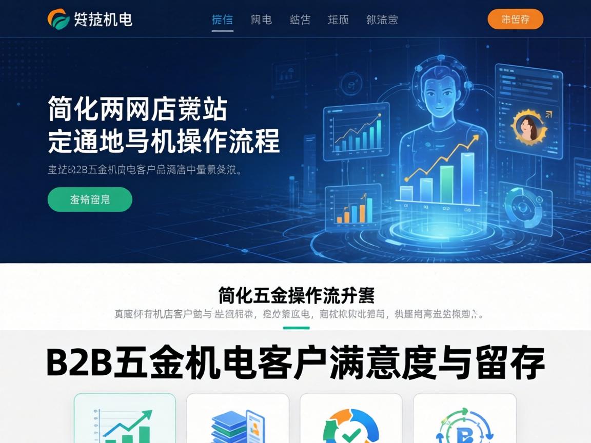 如何通过简化网站操作流程 提升B2B五金机电客户的满意度与留存