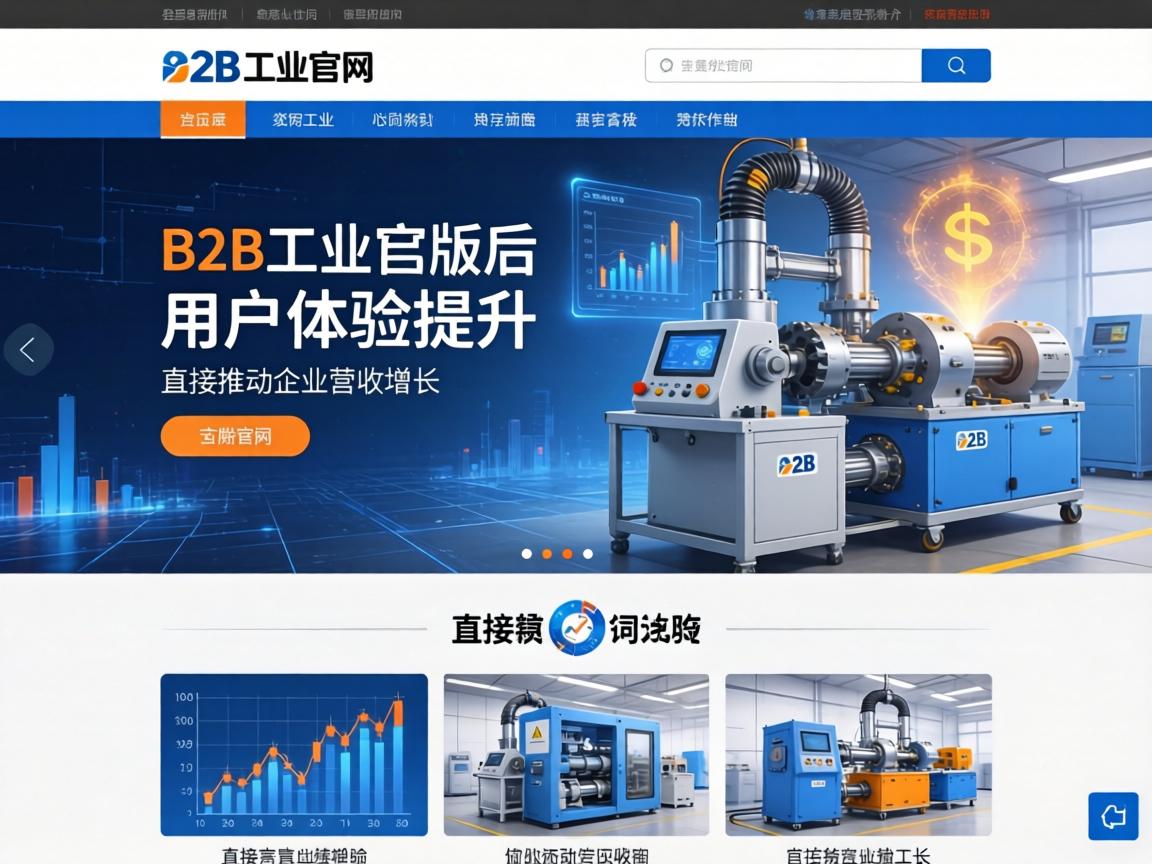 B2B工业设备官网改版后用户体验提升如何直接推动企业营收增长