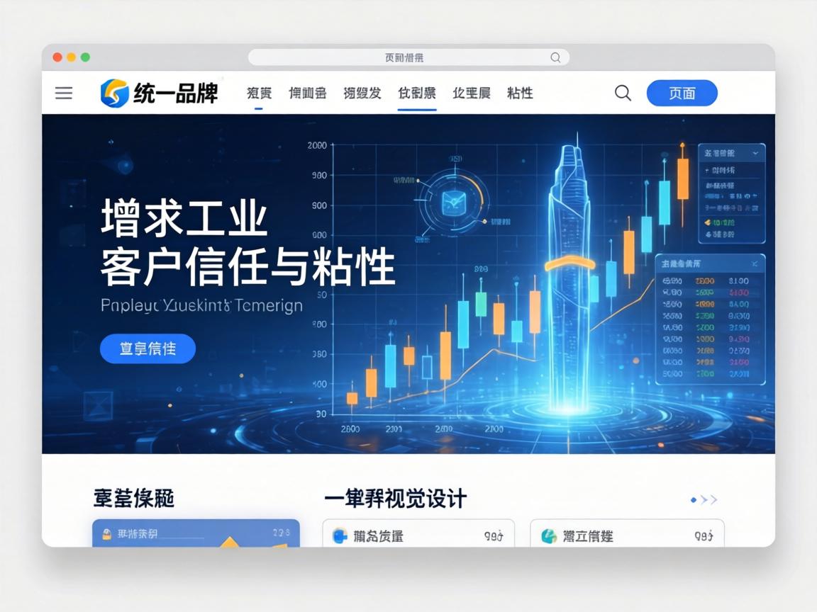 统一品牌视觉风格 多页面一致设计增强工业客户信任与粘性