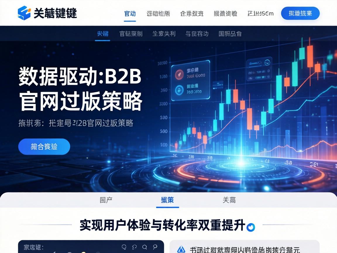 数据驱动的B2B官网改版策略 实现用户体验与转化率双重提升