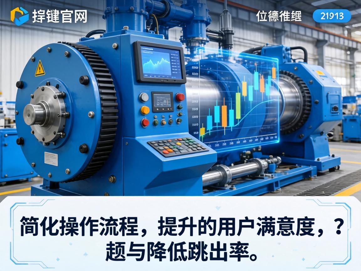 工业设备官网如何通过简化操作流程提升用户满意度与降低跳出率