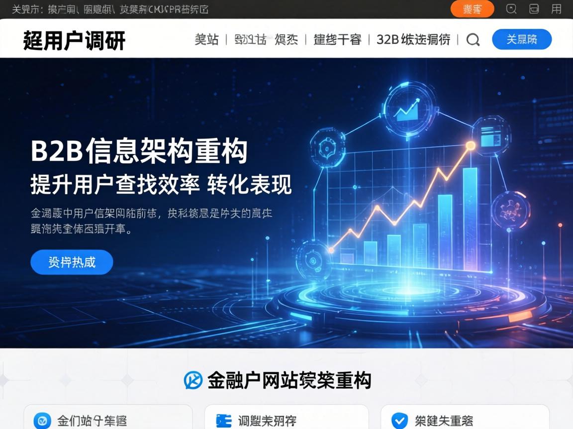 基于用户调研的B2B网站信息架构重构 提升用户查找效率与转化表现