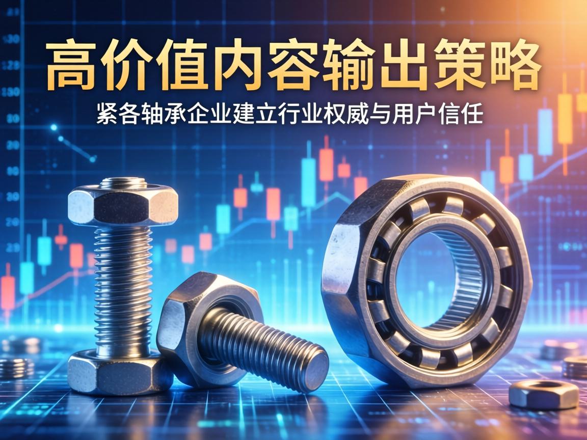 高价值内容输出策略如何助力紧固件与轴承企业建立行业权威与用户信任