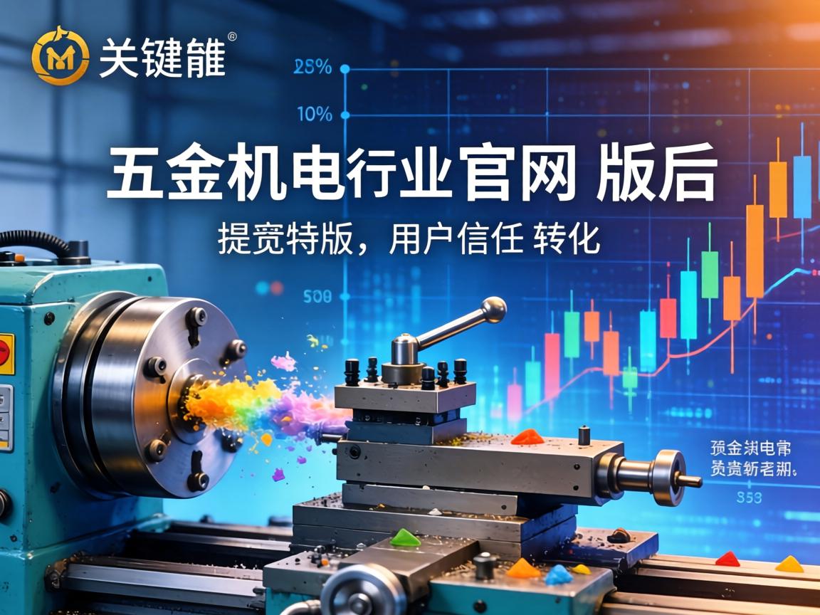 机床五金机电行业官网改版后如何通过色彩与排版提升用户信任与转化