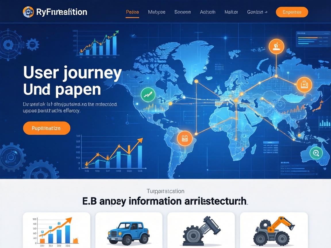 从用户旅程地图出发优化B2B机械网站信息架构提升查找效率