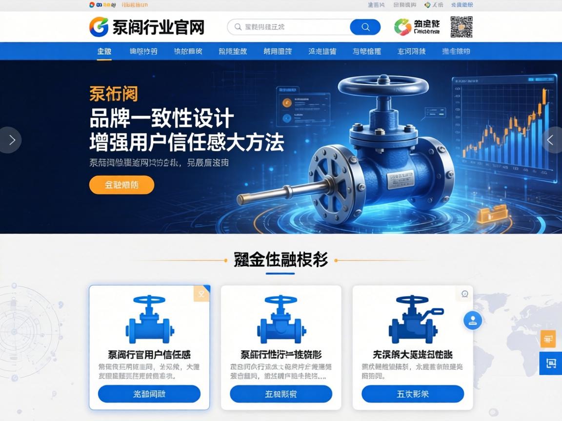 泵阀行业官网通过品牌一致性设计增强用户信任感的五大方法