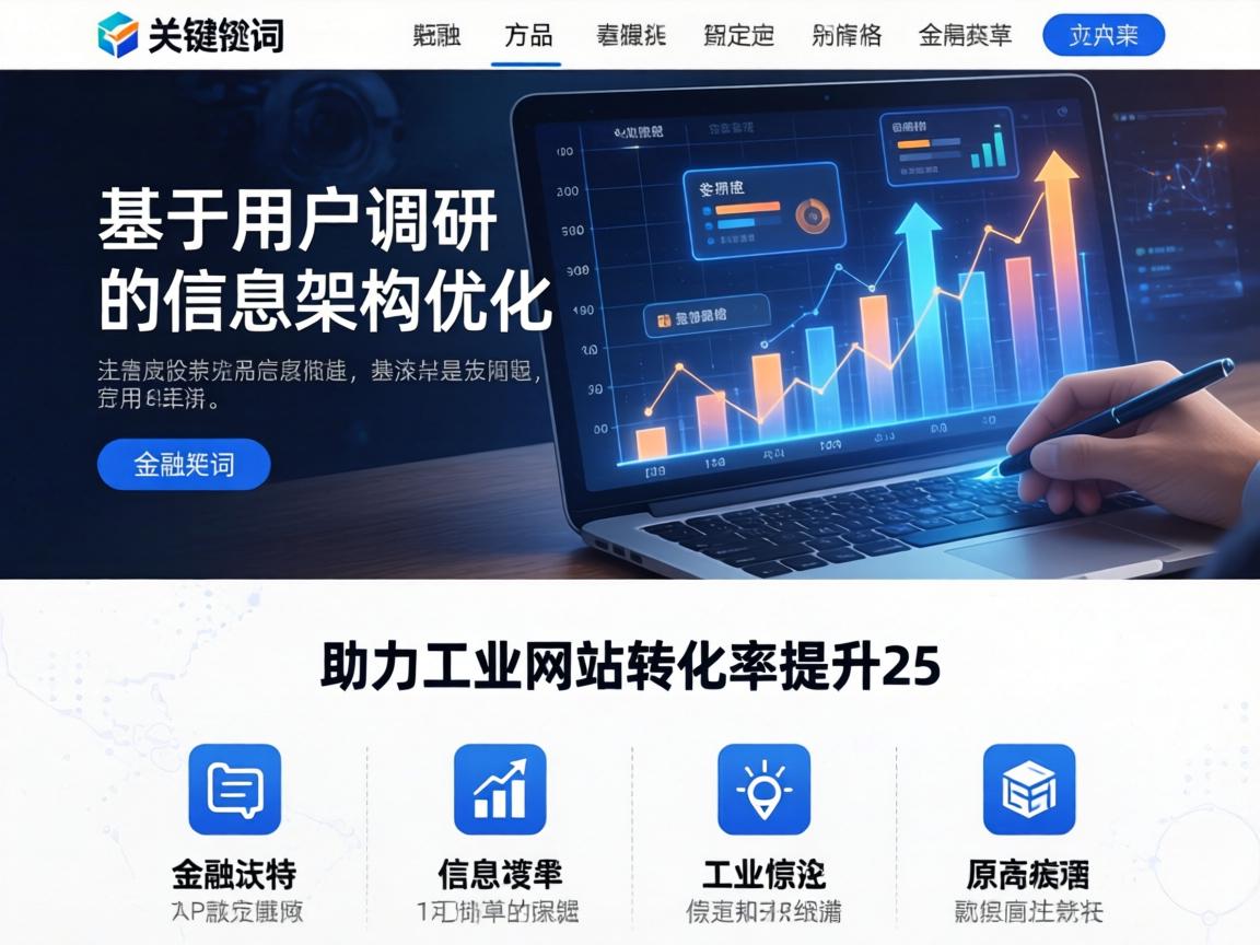 基于用户调研的信息架构优化 助力工业网站转化率提升25%