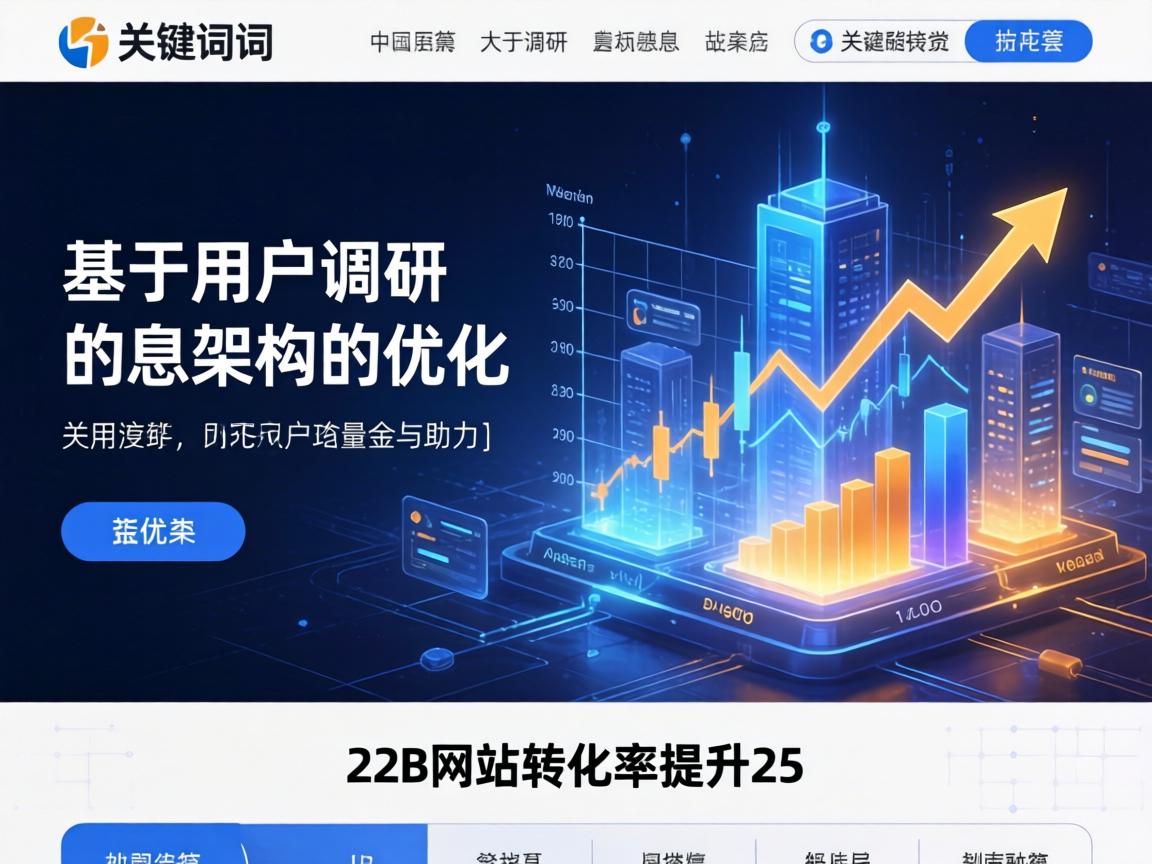 基于用户调研的信息架构优化助力B2B网站转化率提升25%