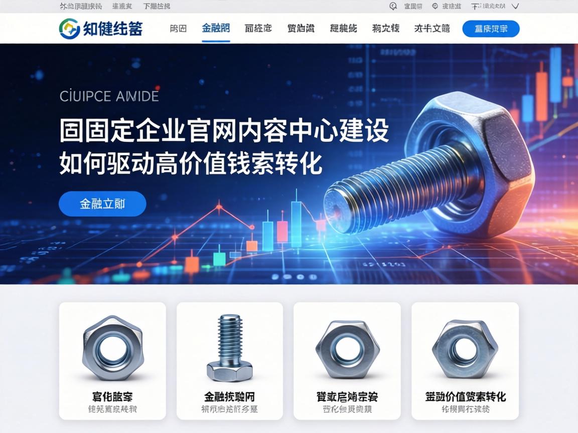 紧固件企业官网内容中心建设如何驱动高价值线索转化