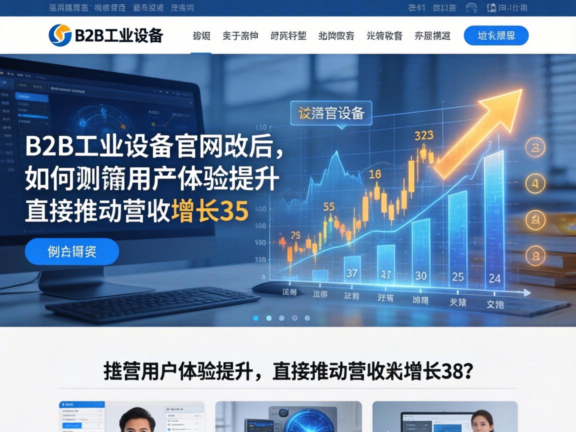 B2B工业设备官网改版后如何通过用户体验提升直接推动营收增长35%