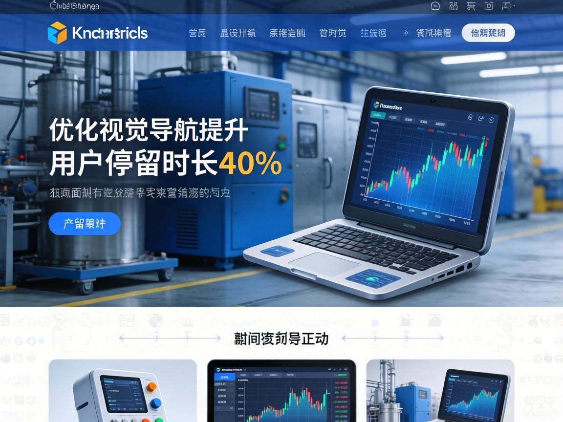 工业设备官网如何通过优化视觉与导航提升用户停留时长40%