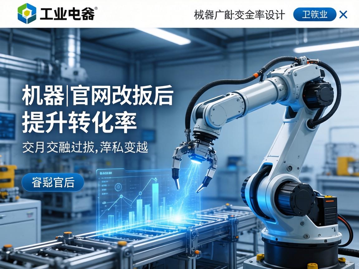 工业自动化与机器人官网改版后提升转化率的交互设计要点