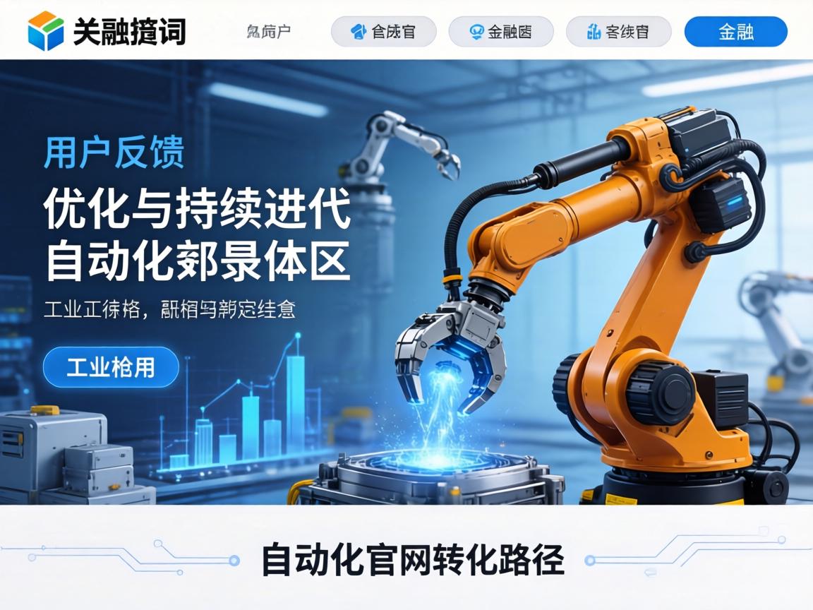 从用户反馈到持续迭代如何优化工业机器人及自动化官网转化路径