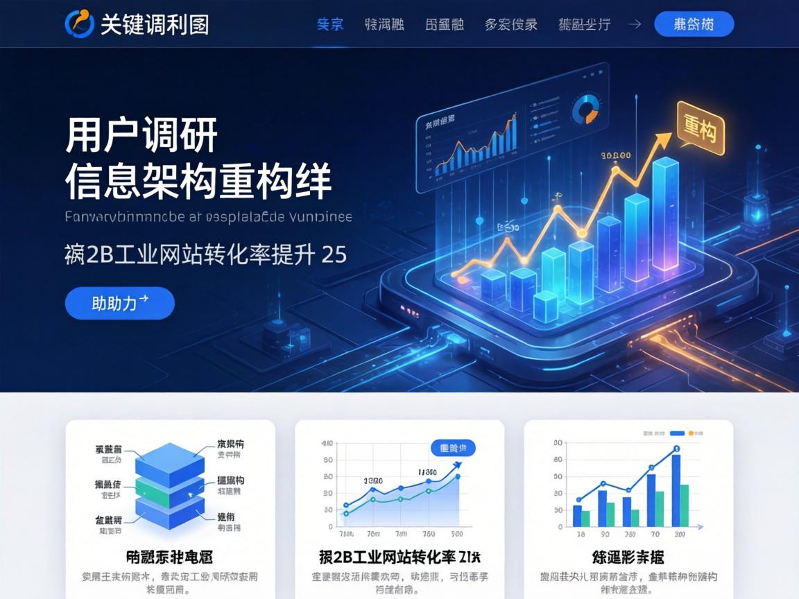从用户调研到信息架构重构如何助力B2B工业网站转化率提升25%