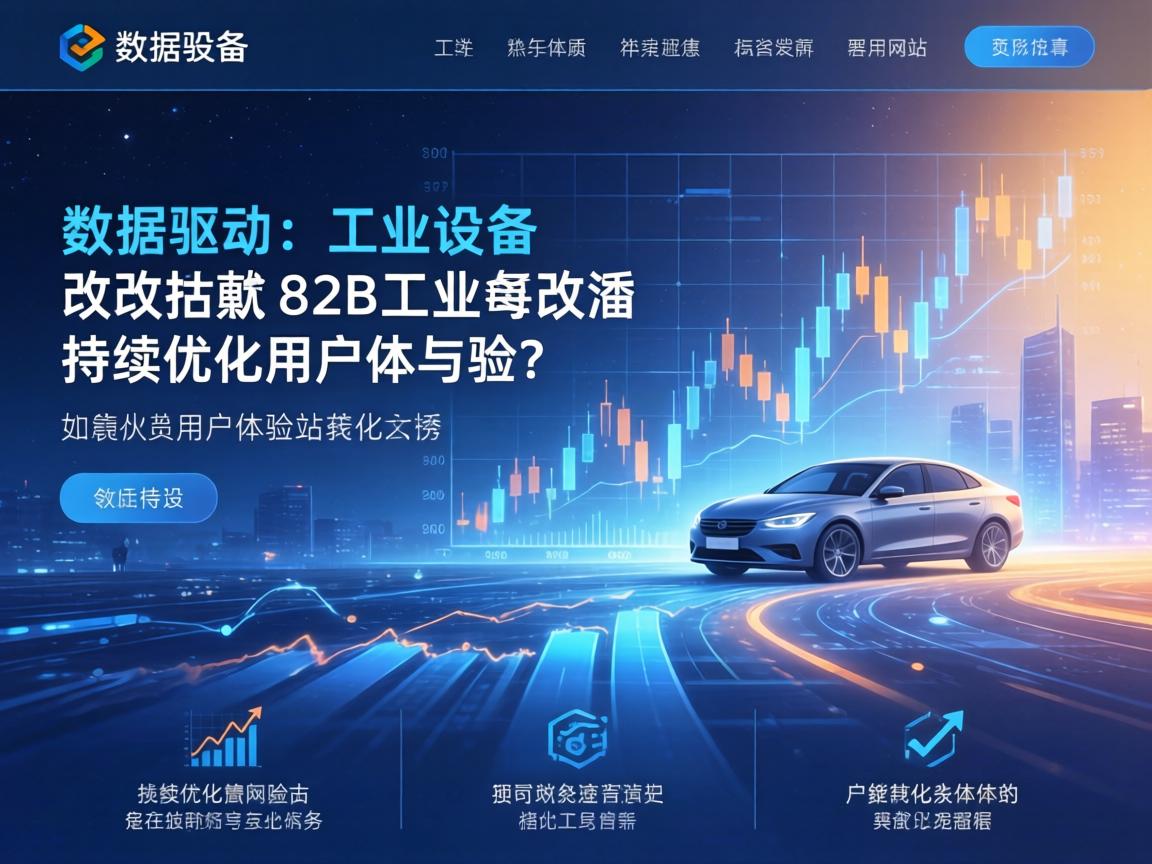 数据驱动的B2B工业设备网站改版如何持续优化用户体验与转化路径